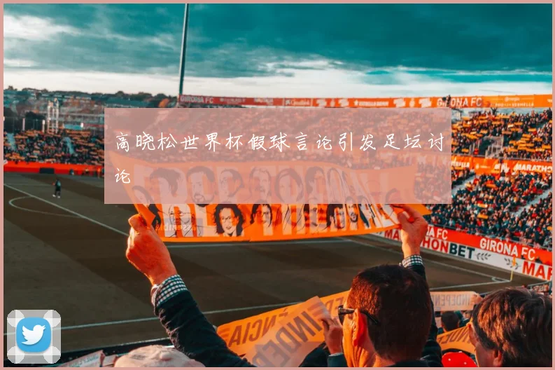 高晓松世界杯假球言论引发足坛讨论